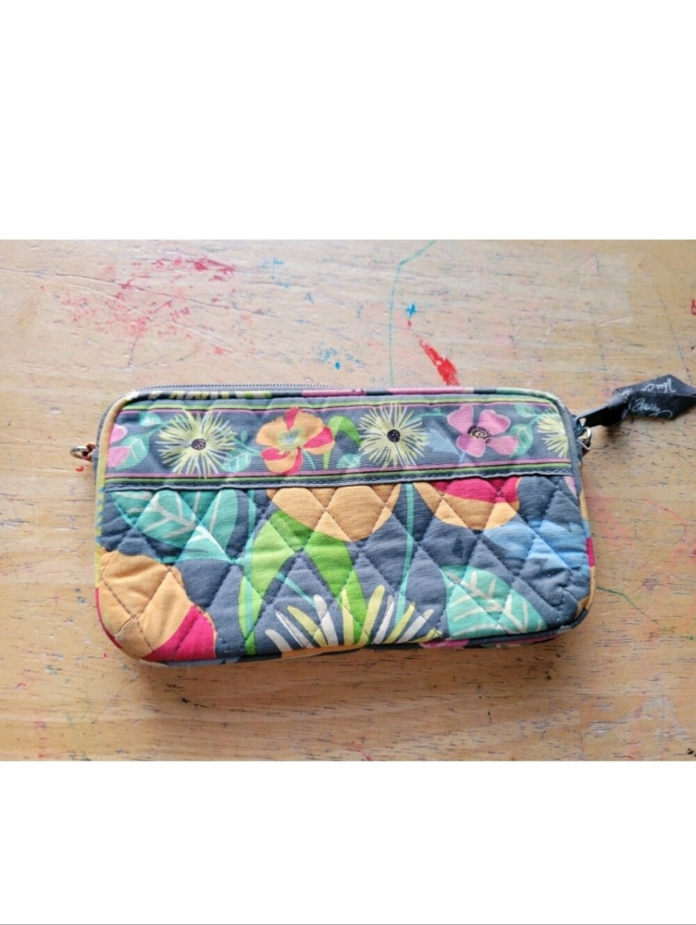 Vera Bradley Accordion Wallet in "Jazzy Blooms" Pattern